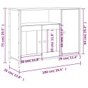 SZAFKA CZARNA 100X35X75CM