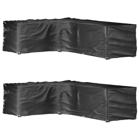 POKROWCE L NA MEBLE OGRODOWE 2 SZT. 18 OCZEK 220X285X80CM