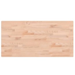 BLAT STOŁU 100X50X2,5CM PROSTOKĄTNY LITE DREWNO BUKOWE