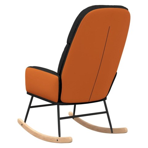 FOTEL BUJANY CZARNY TAPICEROWANY TKANINĄ