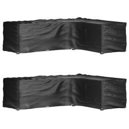 POKROWCE L NA MEBLE OGRODOWE 2 SZT. 18 OCZEK 285X220X80CM