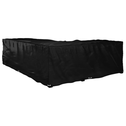 POKROWIEC NA NAROŻNE MEBLE OGRODOWE 18 OCZEK 220X285X80CM