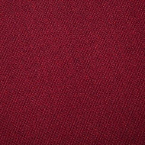 SOFA 3-OSOBOWA TAPICEROWANA TKANINĄ KOLOR CZERWONEGO WINA