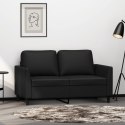 2-OSOBOWA SOFA CZARNA 120CM SZTUCZNA SKÓRA