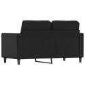 2-OSOBOWA SOFA CZARNA 120CM SZTUCZNA SKÓRA