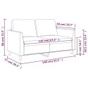 2-OSOBOWA SOFA CZARNA 120CM SZTUCZNA SKÓRA