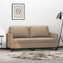 2-OSOBOWA SOFA KOLOR CAPPUCCINO 140CM SZTUCZNA SKÓRA