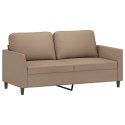 2-OSOBOWA SOFA KOLOR CAPPUCCINO 140CM SZTUCZNA SKÓRA