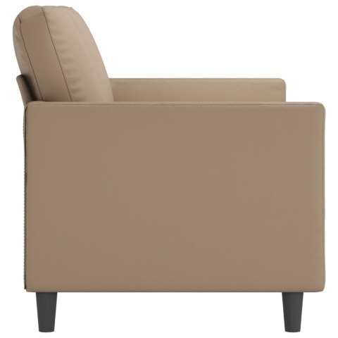 2-OSOBOWA SOFA KOLOR CAPPUCCINO 140CM SZTUCZNA SKÓRA