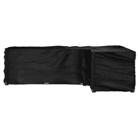 POKROWIEC NA NAROŻNE MEBLE OGRODOWE 18 OCZEK 285X220X80CM