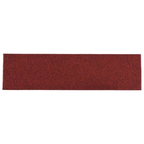 SAMOPRZYLEPNE NAKŁADKI NA SCHODY 15 SZT. 76X20CM CZERWONE
