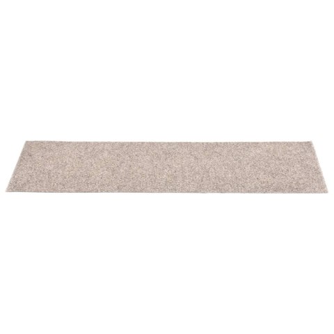 SAMOPRZYLEPNE NAKŁADKI NA SCHODY 15 SZT. 76X20CM KREMOWE
