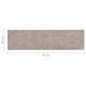 SAMOPRZYLEPNE NAKŁADKI NA SCHODY 15 SZT. 76X20CM KREMOWE
