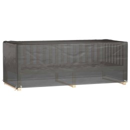 POKROWIEC NA MEBLE OGRODOWE 8 OCZEK 192X82X65CM PROSTOKĄT