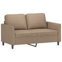 2-OSOBOWA SOFA KOLOR CAPPUCCINO 120CM SZTUCZNA SKÓRA