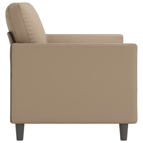 2-OSOBOWA SOFA KOLOR CAPPUCCINO 120CM SZTUCZNA SKÓRA