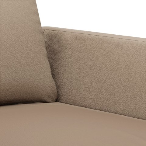 2-OSOBOWA SOFA KOLOR CAPPUCCINO 120CM SZTUCZNA SKÓRA