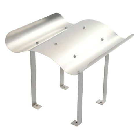 NASADA KOMINOWA ZE STALI NIERDZEWNEJ SREBRNA