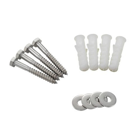 NASADA KOMINOWA ZE STALI NIERDZEWNEJ SREBRNA