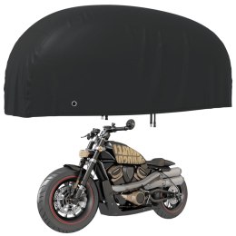 POKROWIEC NA MOTOCYKL CZARNY 265X105X125CM OXFORD 210D