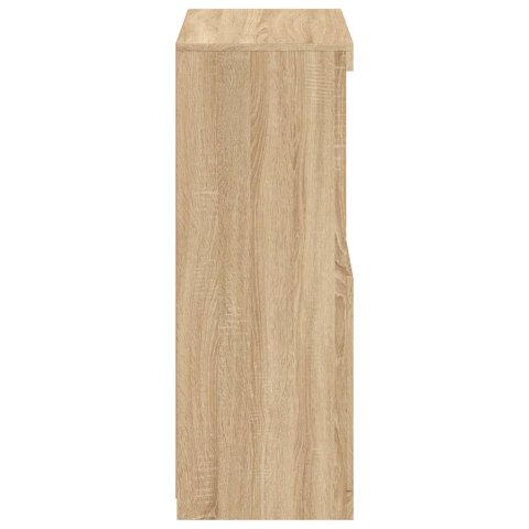 SZAFKA BOCZNA Z LED KOLOR DĄB SONOMA