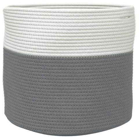 KOSZ NA PRANIE ZABAWKI UBRANIA BAWEŁNA Ø40X35CM