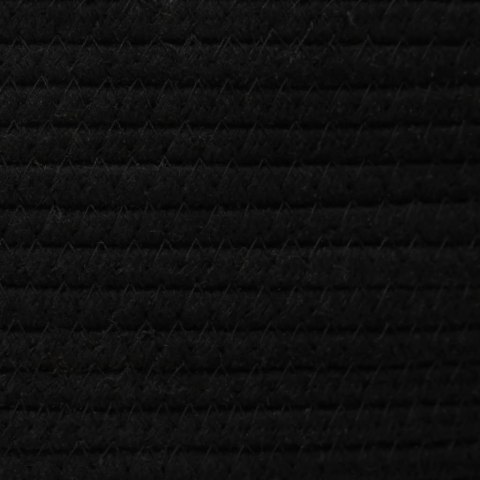 KOSZE DO PRZECHOWYWANIA 2 SZT BIAŁO-CZARNE BAWEŁNA