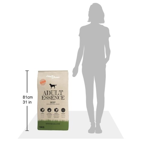 SUCHA KARMA DLA PSÓW ADULT ESSENCE BEEF 2 SZT. 30KG