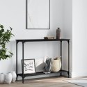 STOLIK KONSOLOWY CZARNY 101X30,5X75CM