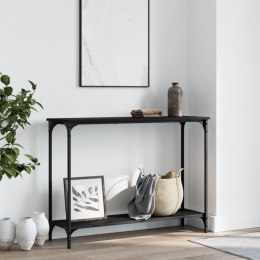 STOLIK KONSOLOWY CZARNY 101X30,5X75CM