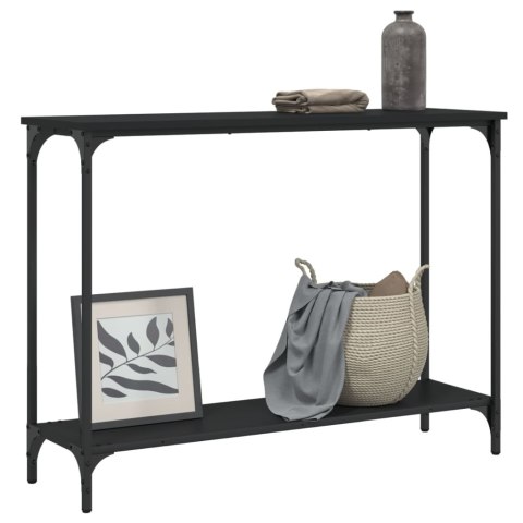 STOLIK KONSOLOWY CZARNY 101X30,5X75CM