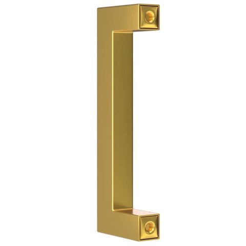 UCHWYTY MEBLOWE DO SZAFEK SZUFLAD KUCHENNYCH 10 SZT. ZŁOTE 96MM STAL NIERDZ.