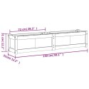 DONICA OGRODOWA 150X31X31CM IMPREGNOWANE DREWNO SOSNOWE