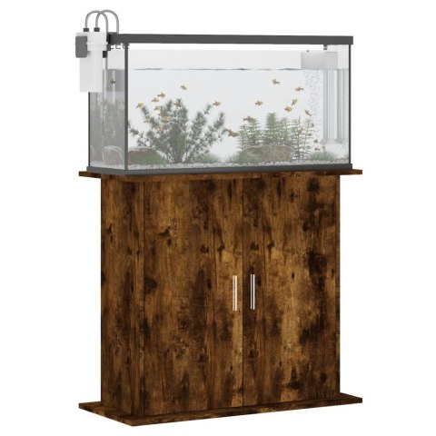 SZAFKA POD AKWARIUM PRZYDYMIONY DĄB 81X36X73CM