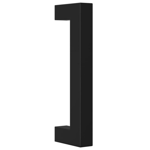 UCHWYTY MEBLOWE DO SZAFEK SZUFLAD KUCHENNYCH 10 SZT. CZARNE 96MM STAL NIERDZ.