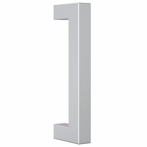 UCHWYTY MEBLOWE DO SZAFEK SZUFLAD KUCHENNYCH 10 SZT. SREBRNE 96MM STAL NIERDZ.