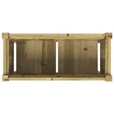 DONICA OGRODOWA NA NOGACH 70X31X70CM IMPREGNOWANE DREWNO