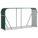 STOJAK NA DREWNO ZIELONY 180X45X100CM STAL GALWANIZOWANA
