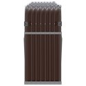 STOJAK NA DREWNO BRĄZOWY 234X45X100CM STAL GALWANIZOWANA