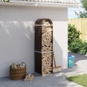 STOJAK NA DREWNO BRĄZOWY 40X45X170CM STAL GALWANIZOWANA