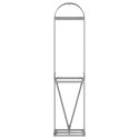 STOJAK NA DREWNO BRĄZOWY 40X45X170CM STAL GALWANIZOWANA