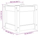 DONICA OGRODOWA 31X31X31CM IMPREGNOWANE DREWNO SOSNOWE