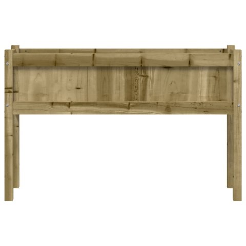 DONICA OGRODOWA NA NOGACH 110X31X70CM IMPREGNOWANE DREWNO