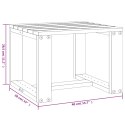 STOLIK OGRODOWY BIAŁY 40X38X28,5CM LITE DREWNO SOSNOWE