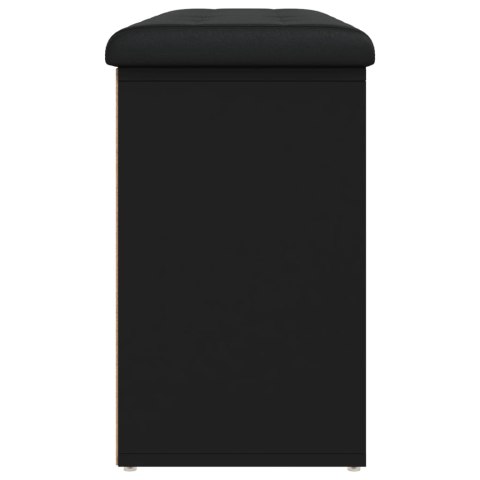 ŁAWKA NA BUTY CZARNA 102X32X50CM