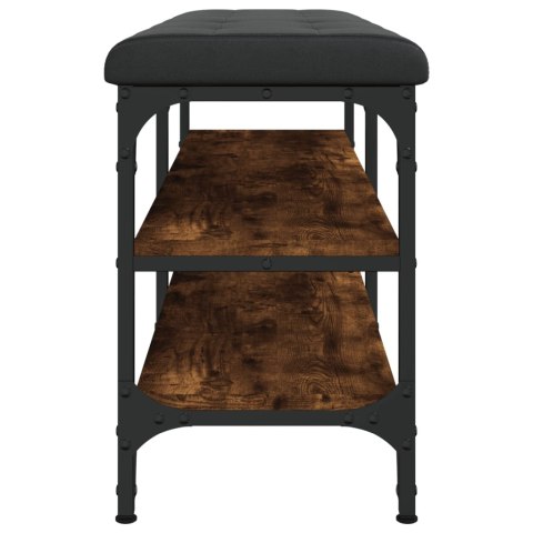 ŁAWKA NA BUTY PRZYDYMIONY DĄB 102X32X47CM