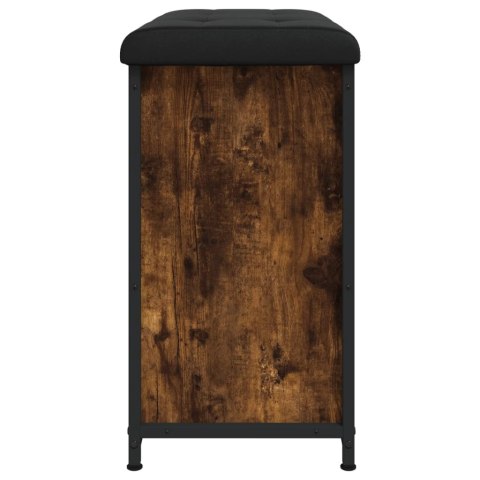 ŁAWKA NA BUTY Z UCHYLANĄ SZUFLADĄ PRZYDYMIONY DĄB 62X32X56CM