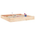 PIASKOWNICA Z SIEDZISKAMI KWADRATOWA LITE DREWNO SOSNOWE