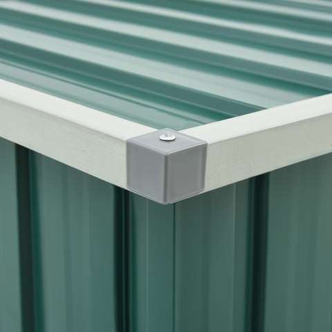 SKRZYNIA OGRODOWA DO PRZECHOWYWANIA ZIELONA 129X67X65CM