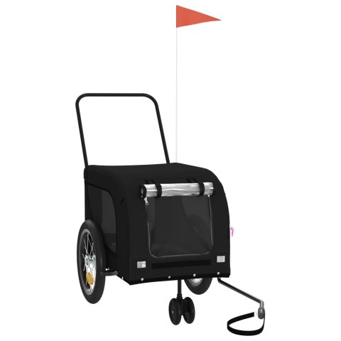 PRZYCZEPKA ROWEROWA DLA ZWIERZĄT TKANINA OXFORD I ŻELAZO